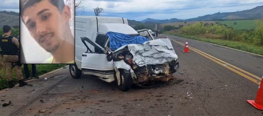 Colisão frontal deixa um morto e três feridos em rodovia no município de Alpinópolis