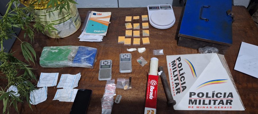 PM prende jovem por suspeita de tráfico em Alpinópolis