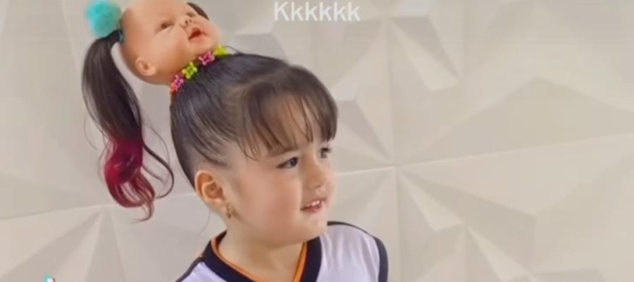Menina de 3 anos de Alpinópolis viraliza com ‘Dia do Cabelo Maluco’