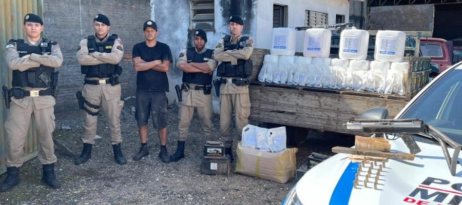 Polícia Militar apreende defensivos agrícolas adulterados em Alpinópolis