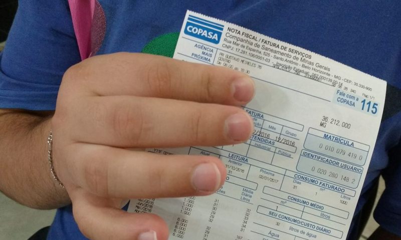 Contas da Copasa ficam 4,31% mais caras a partir de agosto