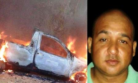 Homem é encontrado morto junto a veículo incendiado em Alpinópolis